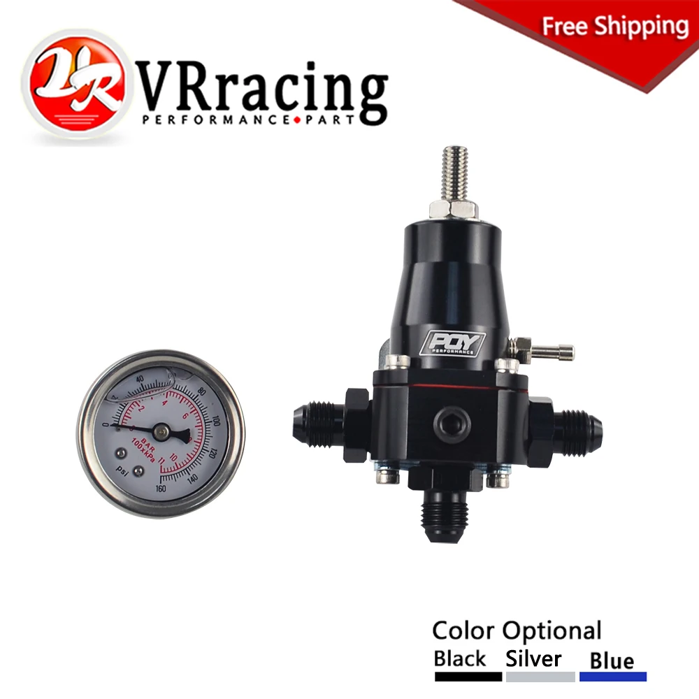 Baratos Envío gratuito UNIVERSAL regulador de presión de combustible + de + AN6 de 30 70 PSI VR7845