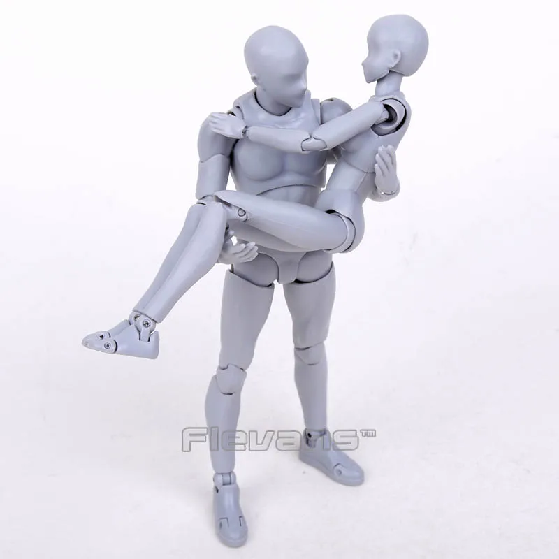 BODY KUN / CHAN серый/оранжевый цвет Ver. ПВХ экшн фигурка Коллекционная модель