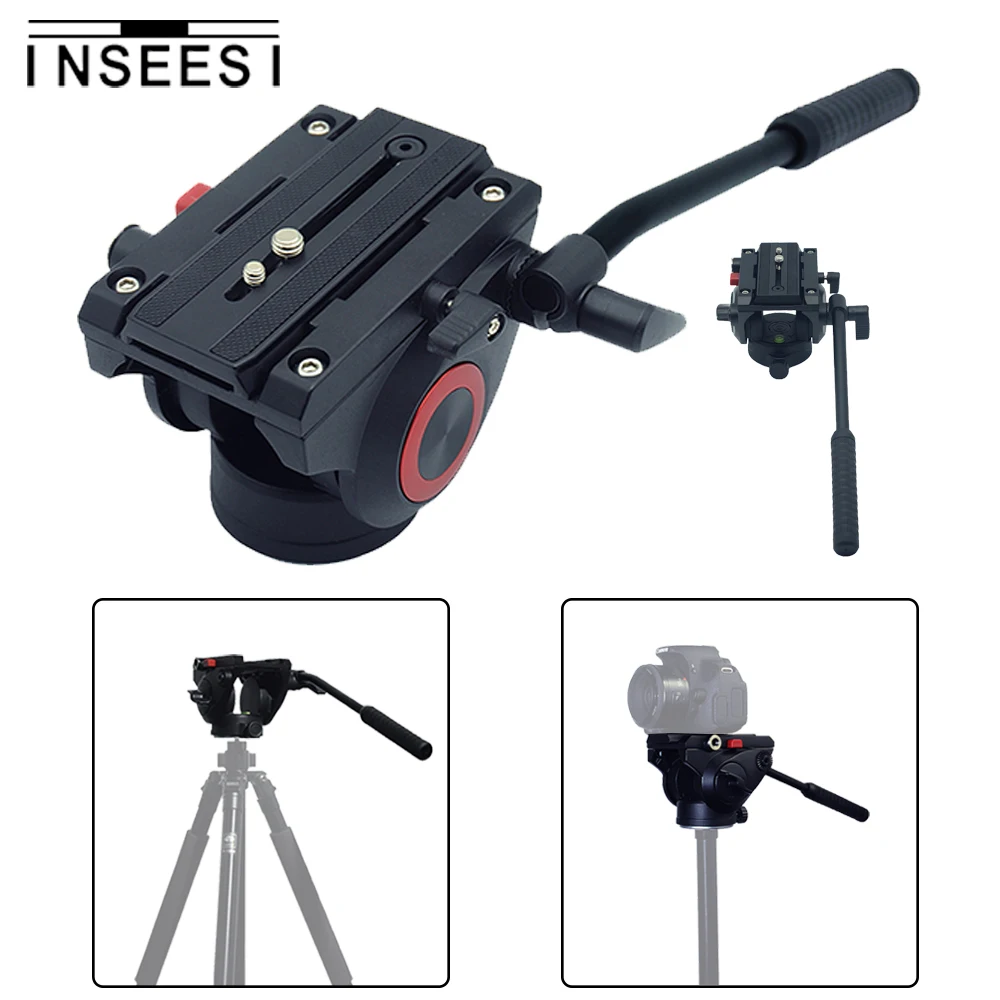 Pixel Aluminum Alloy Fluid Head Tripod Head photography The Camera
