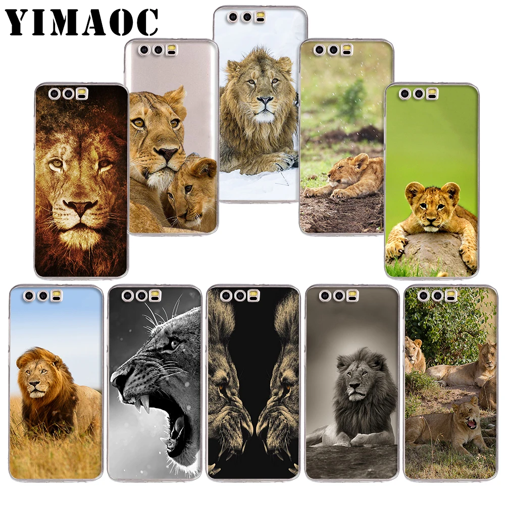 

YIMAOC 40z animal Lion Soft TPU Case for Huawei Honor 10 9 lite 7A Pro 7C 7X 8X Nove 3 3i