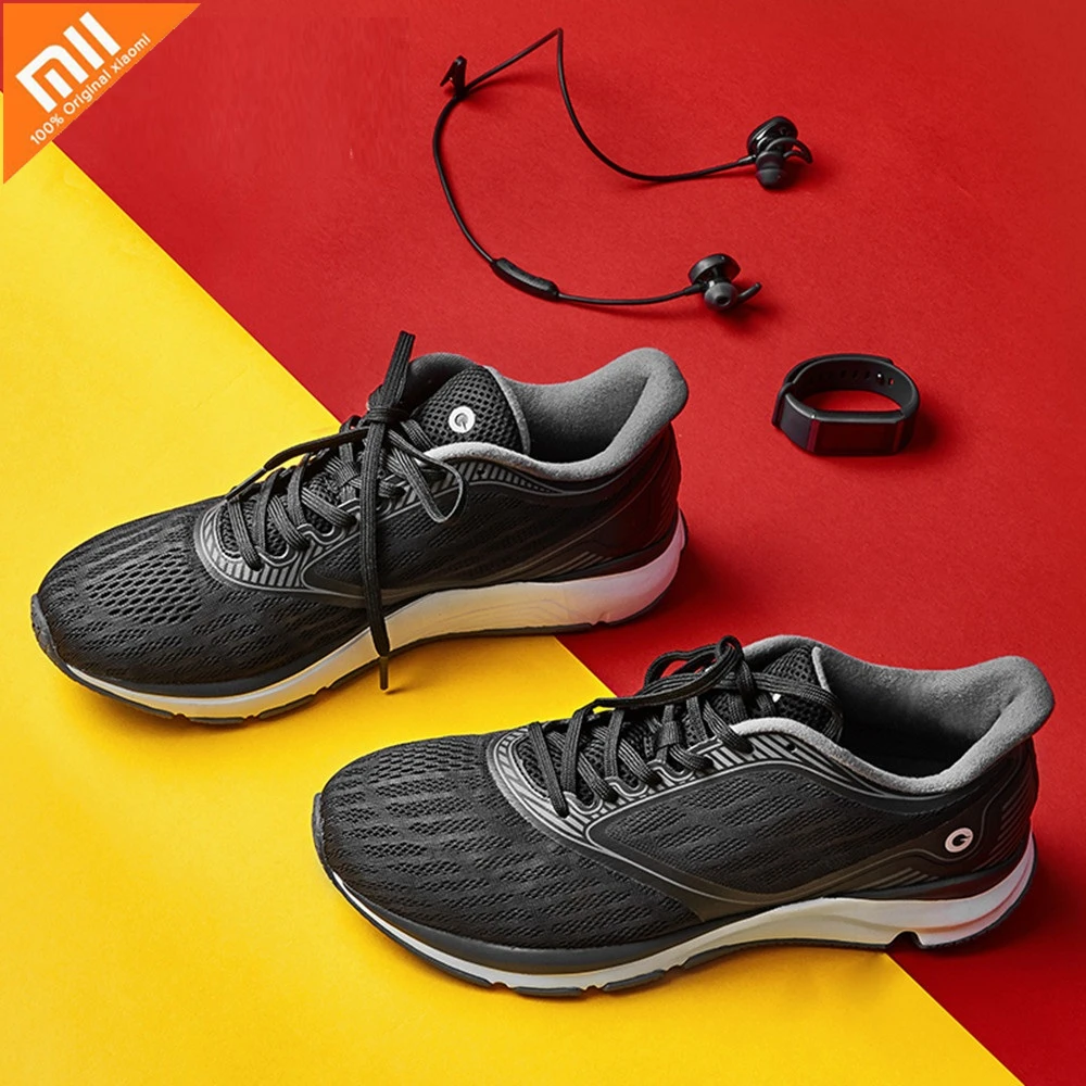 Xiaomi Mijia Amazfit الظباء الرجال احذية الجري في الهواء الطلق أحذية رياضية للرجال الذكية أحذية رياضية zapatillas هومبر رقاقة APP التحكم Xiaomi Mijia Amazfit الظباء الرجال احذية الجري في الهواء الطلق أحذية رياضية للرجال الذكية أحذية رياضية zapatillas هومبر رقاقة APP التحكم