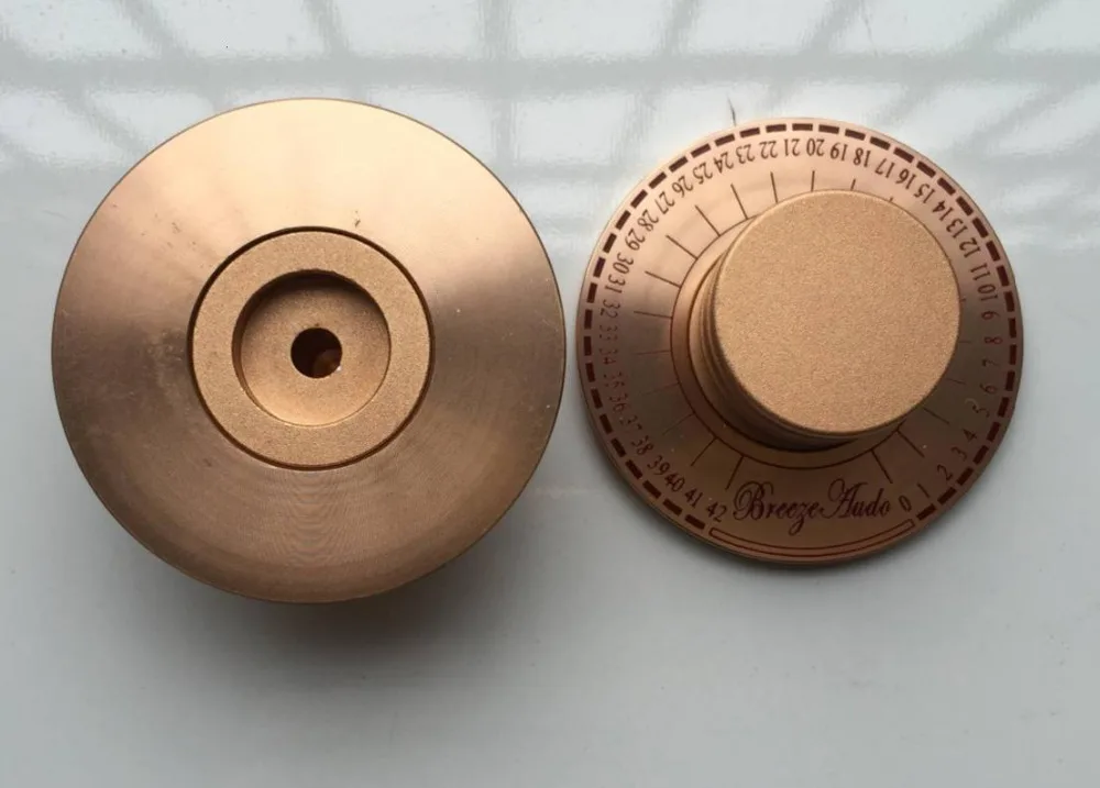 

1pcs Gold aluminum diameter 60mm potentiometer knob Volume knob