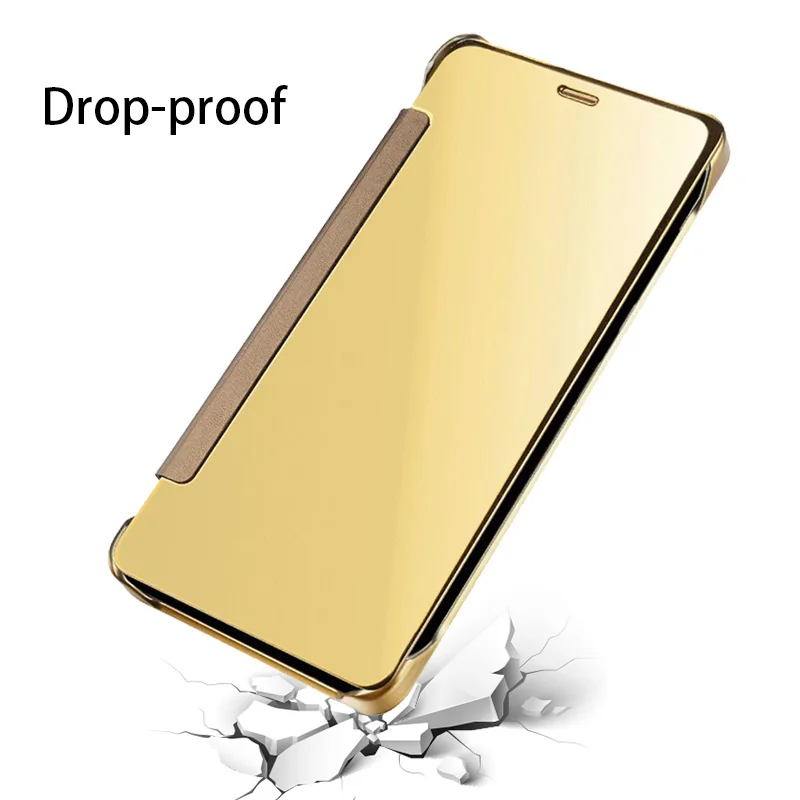 Прозрачный зеркальный умный чехол для samsung Galaxy Note 9 8 S9 S8 Plus роскошный флип из