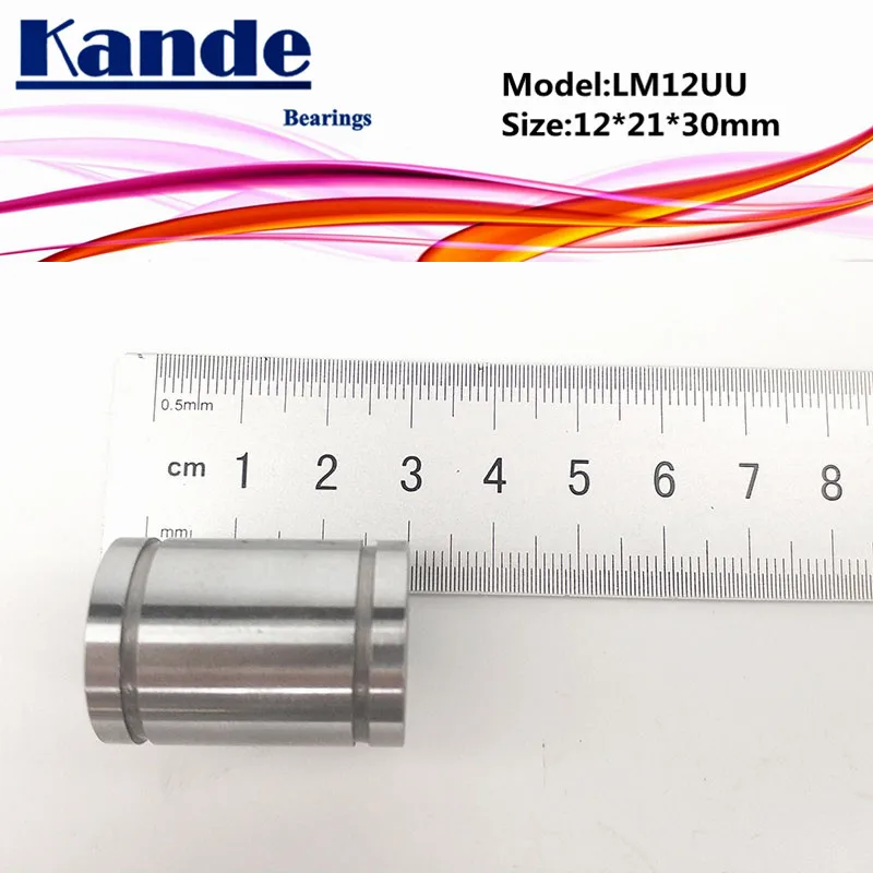 Kande Bearings LM12UU 10pcs Linear Bearing 12x21x30mm LM12 UU | Обустройство дома