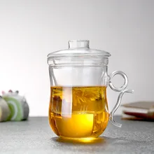 350 мл термостойкая стеклянная чашка, чайник с крышкой фильтр/ситечко, кофе, домашний офис посуда, pu'er/Dahongpao/Молоко Улун/белый чай