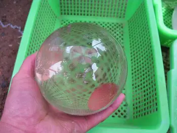 

2300g natural clear quartz crystal ball sphere+stand