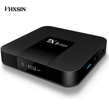 

VHXSIN TX3 Mini 10PCS/LOT Smart TV Box Amlogic S905W 1.5GHz Set-top 2.4GHz WiFi Android TV Box 7.1 2GB 16GB Media player