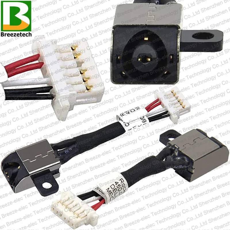 

100% GENUINE New Laptop DC Power Jack W/ Cable Connector for DELL 11 3000 3162 3164 3168 11-3162 P24T P25T 0GDV3X 450.07604.0001