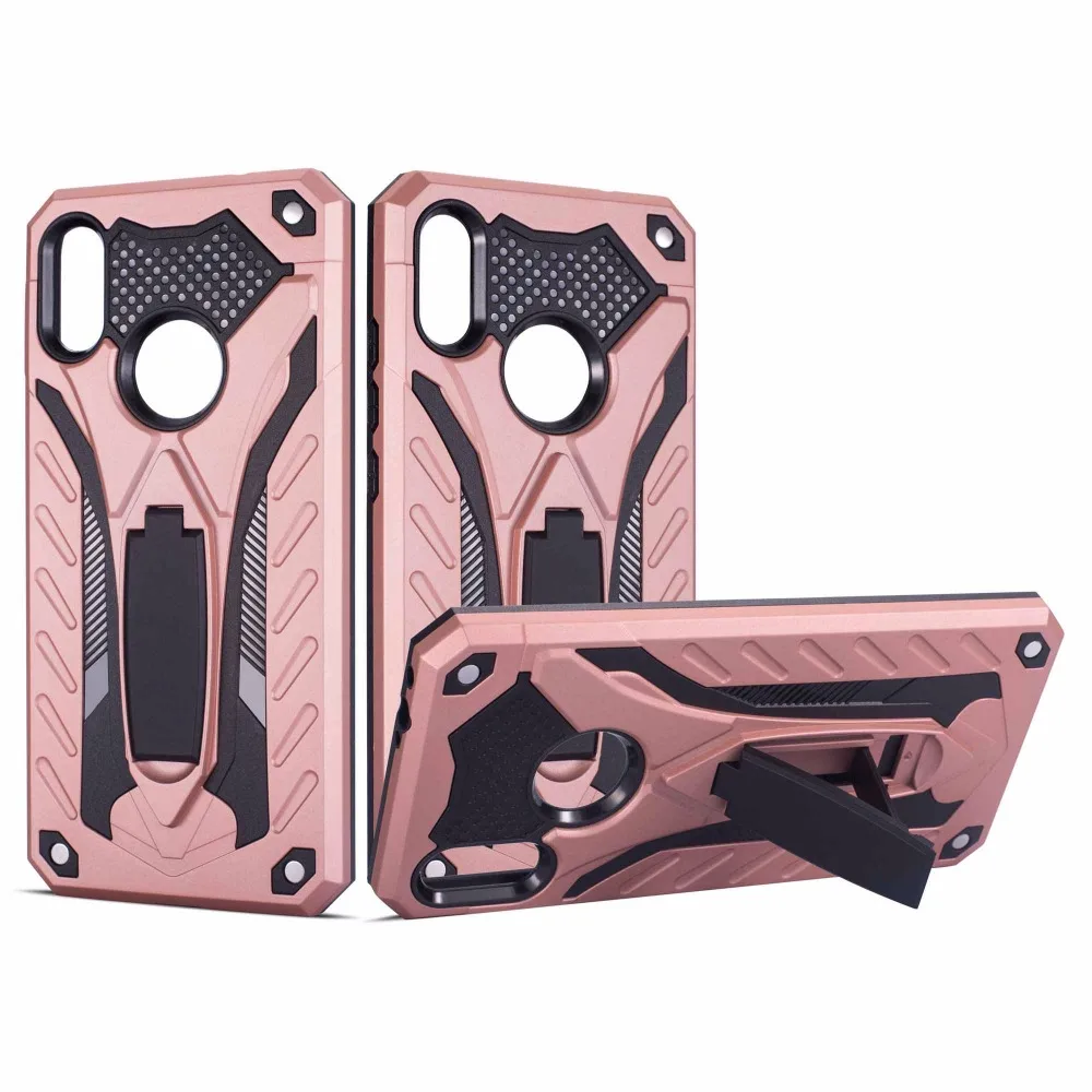Anti-knock Armor Case for Xiaomi Redmi Note 7 6 6A 4X 3 5A 5 Plus Pro S2 Full-body Protective Stand PC+TPU Shockproof Back Cover (2)