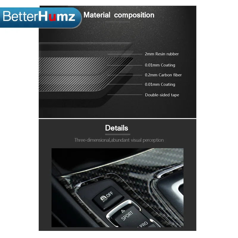 Для BMW F20 F21 углеродное волокно переключения передач Панель управления крышка внутренняя отделка автомобиля Стайлинг наклейка 1 серия 116i 118i аксессуары