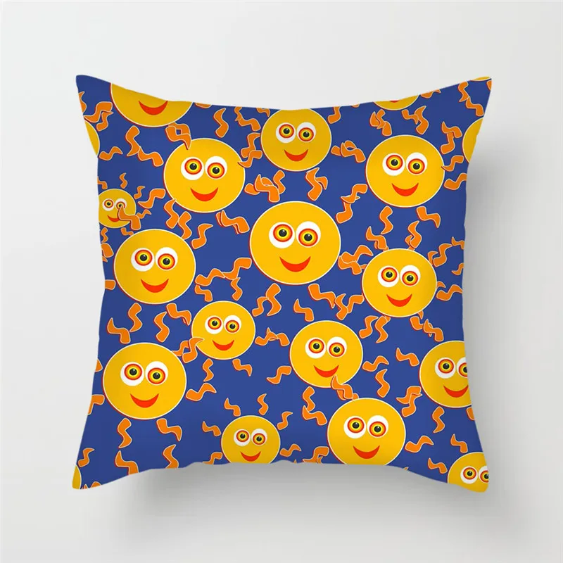 

Fuwatacchi Geometric Pillow Cover Nordic Fruit Animal Printed Throw Pillow Cushion Cover Home Sofa Decorative Pillowcase 2019