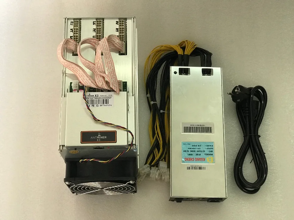 Старый 80 90% б/у CrptoNight Antminer X3 220KH/s с PSU asic Майнер XMC ETN Майнинг чем antminer S9 z9 z11 s17 низкая
