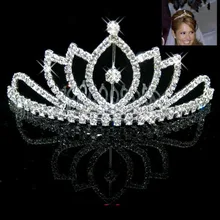 Свадебные диадемы и короны с расческой, диадема, Серебряное сердце, прозрачные стразы, свадебные аксессуары для волос, украшение на голову, Корона