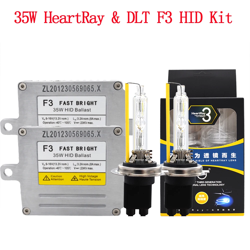 35W DLT F3T Heartray HID Kit