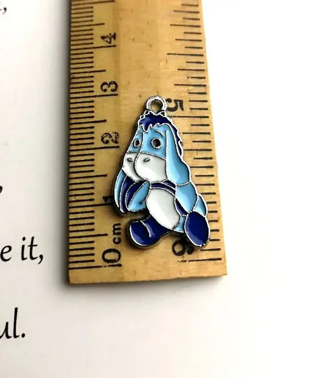 

Free Shipping 20 pcs Eeyore Charm Pendants DIY Jewelry Making
