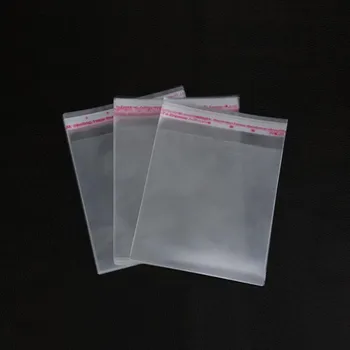 

300pcs/lot-10*13cm Clear Resealable Cellophane/BOPP/Poly Bags Transparent Opp Bag storage Plastic Bags Self Adhesive Seal
