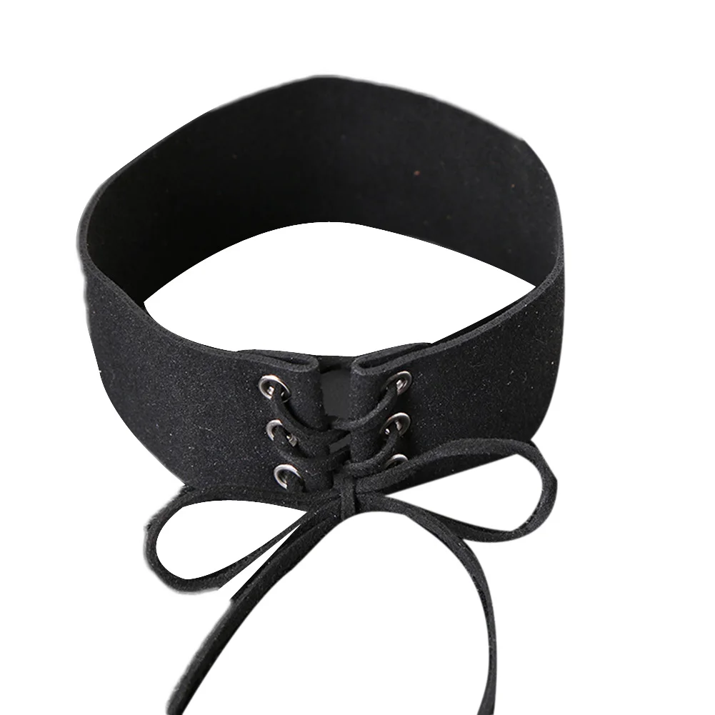 1 Piece New Wide Black Velvet Choker Necklace Belt Chokers Necklaces