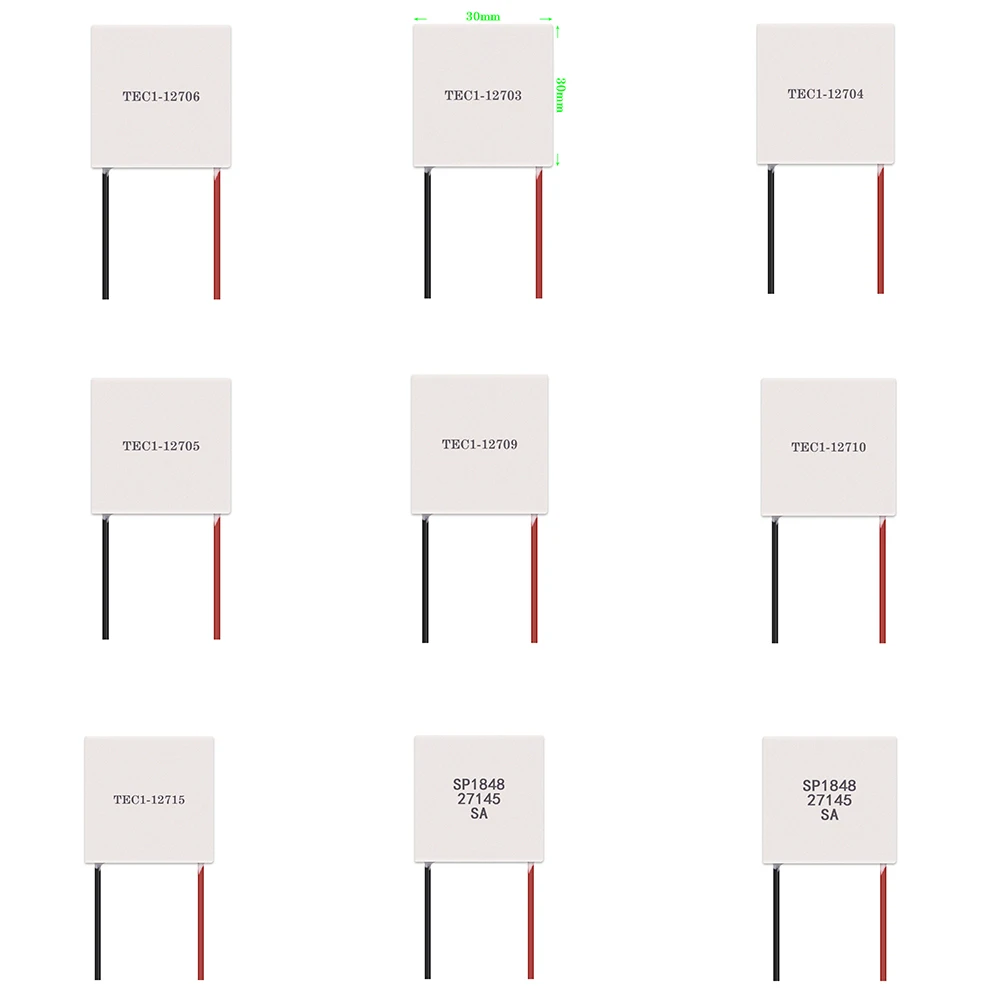 TEC1-12705 Thermoelectric Cooler Peltier TEC1-12706 TEC1-12710 TEC1-12715  SP1848-27145 TEC1-12709 TEC1-12703 TEC1-12704