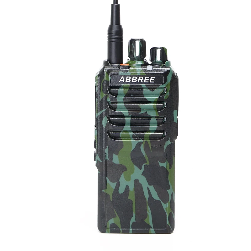 ABBREE AR-25W рация 4000 мАч батарея UHF 400-480 МГц выходная мощность 25 Вт 10 Вт 5 Вт 10 км Диапазон+ тактическая антенна двухстороннее радио - Цвет: Camouflage