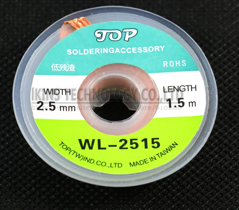 10 pcs/lot Brand WL 2515 BGA soldering wick Solder wick BGA Desoldering