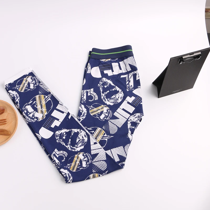 WJ brand Men Long Johns Plus Velvet Mens Warm Pants Elastic Line of Men's Fashion Cotton Sexy Underwear Tight Legging Long Johns