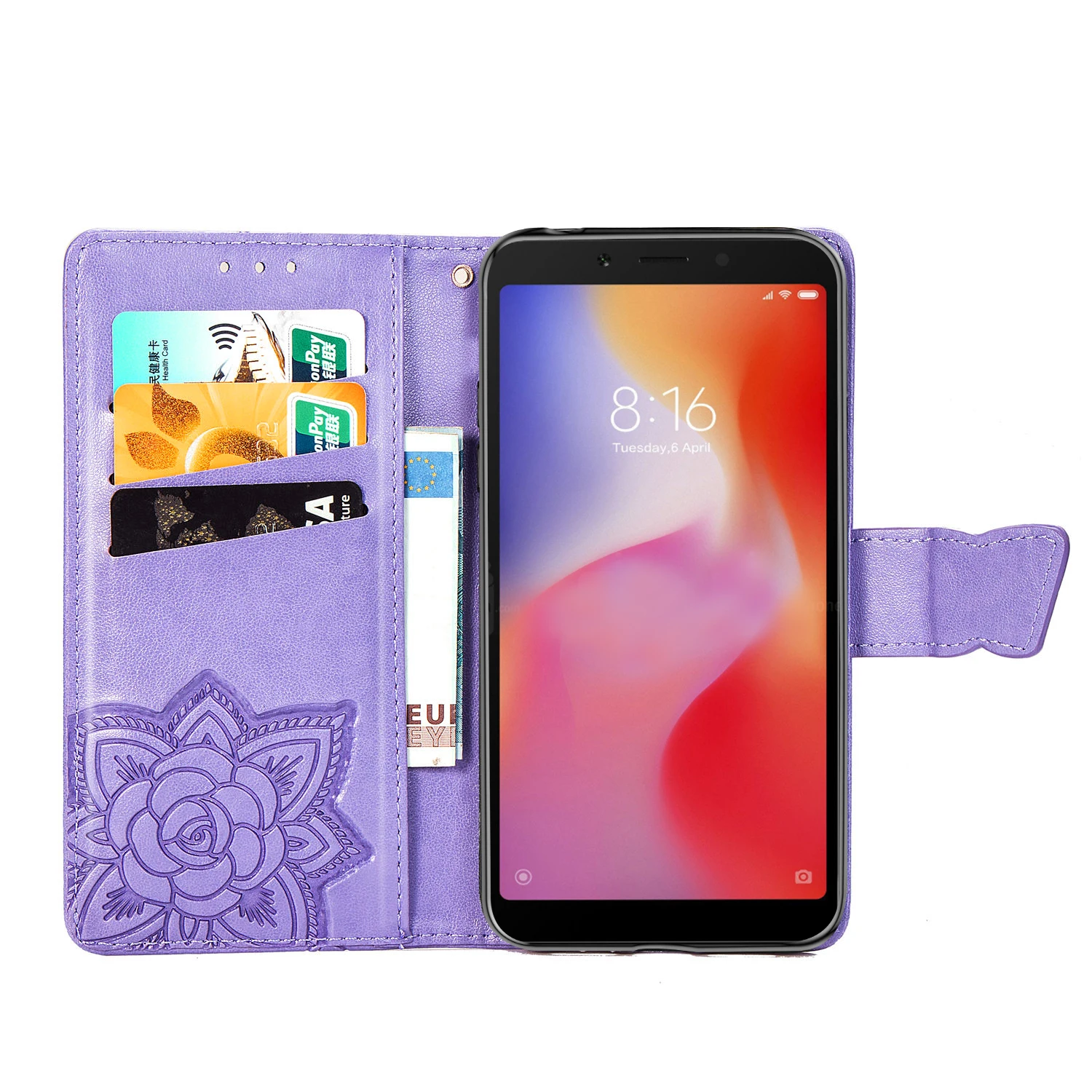 Phone Case Xiomi Redmi 6A Case for Xiaomi Redmi Note 6 Pro Cover Leather Wallet Flip Book Case Xiomi Redmi 6a 6pro redmi6a Funda