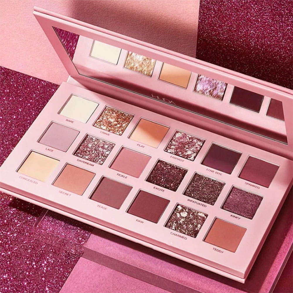 JEAN MISS Eyeshadow Pallete 18 цветов Сияющие долговечные водонепроницаемые красота