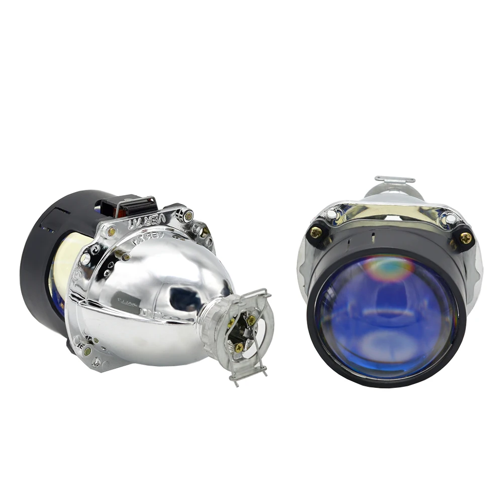 Alamor 2.5 Inch Motor Bi-xenon HID Projector Hoek Oog Halo Lens Koplamp