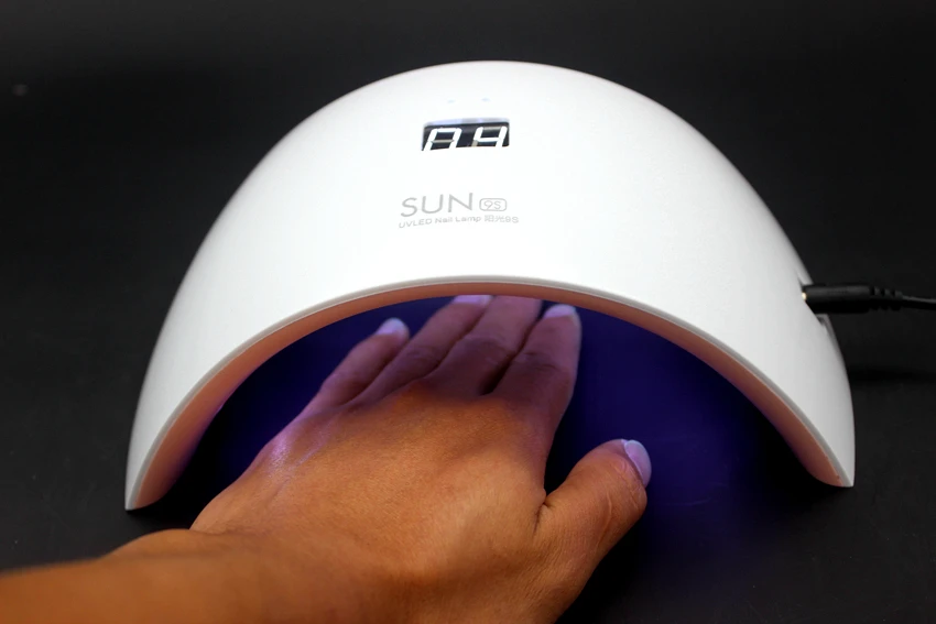 

SUN9S UV Lamp 24W Nail Lamp USB Charge SUN9S Nail Dryer with LCD and Button Timer Nail Gel Lamp for Curing All Gels Polish