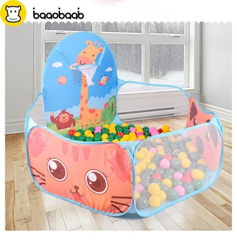 

BAAOBAAB Outdoor Indoor Ball Pool Play Tent Portable Baby Playpen Children Kids Safe Foldable Playpens Game Pool of Balls gifts