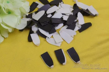 

100pcs violin bow tips and lining,musical instrument part Plastic #485