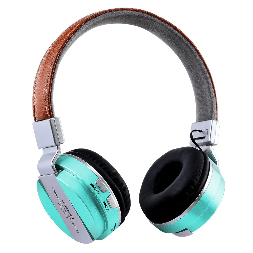 Luxury HIFI Stereo Earphones Bluetooth Headphone Headset FM and Support