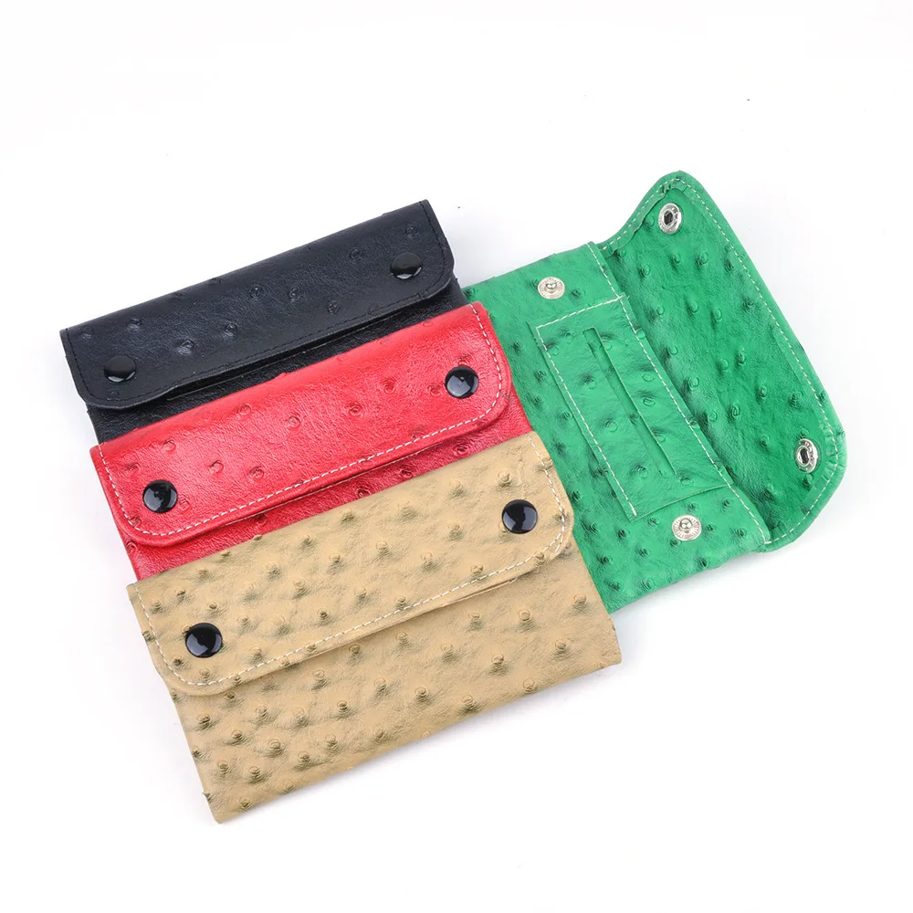 

New 1pcs Free Shipping PU leather tobacco Pouch With Rolling Paper Bag For Rolling Cigarettes po3222