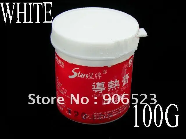 

Free Shipping 10 bottles / lot CPU silicon grease Thermal compound 100g