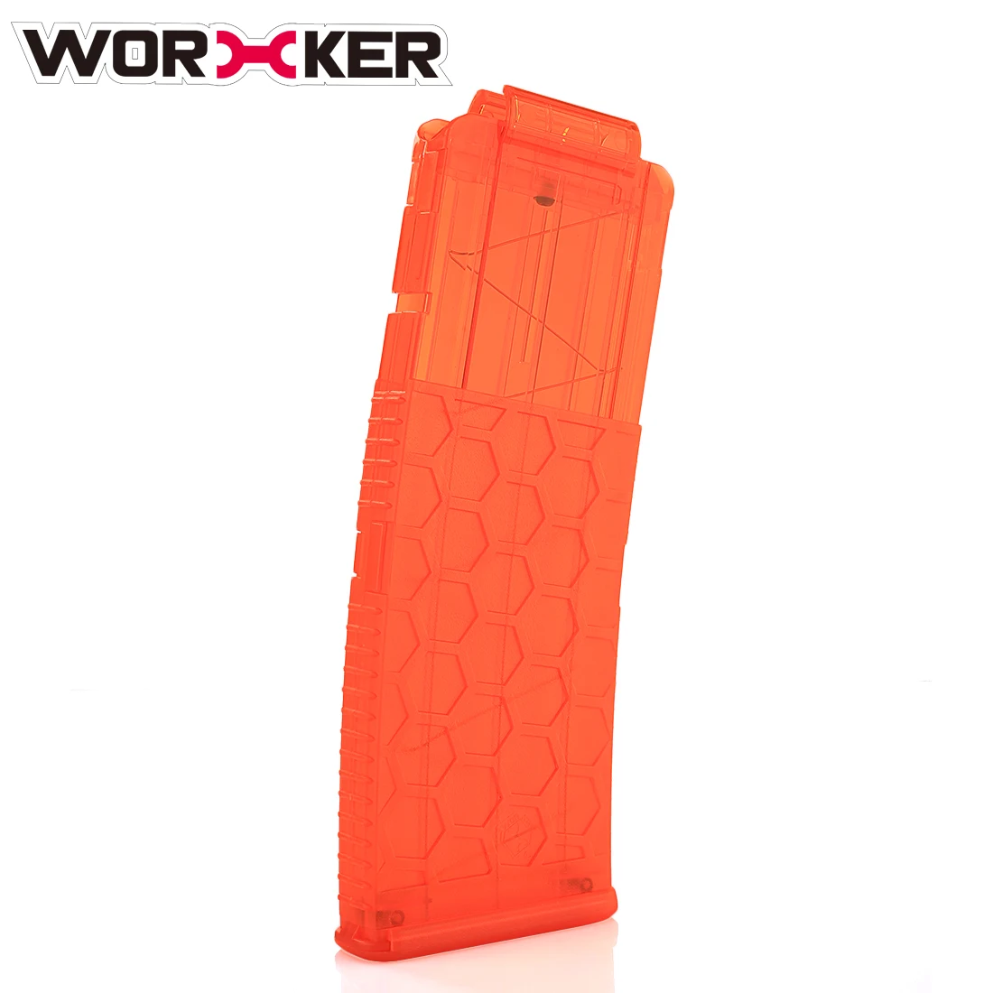 

WORKER Honeycomb Curve Short Bullet Clips 15 Bullets Ammo Cartridge Dart Clips for Nerf Converted