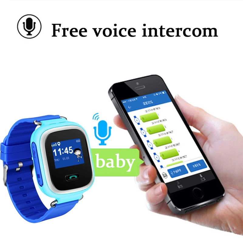 LIGE Children's Smart Watch LBS History Tracking Positioning SOS Help Mobile Phone Safety Distance Setting Smart Watch Kids+box