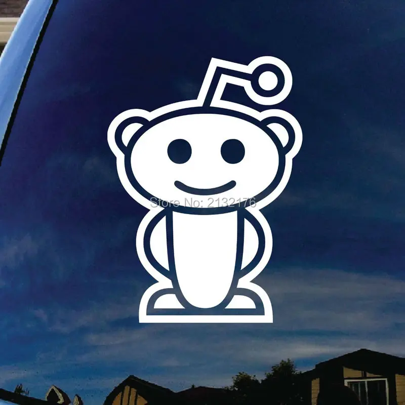 Reddit Alien Car Sticker Decal Bender Wall Laptop Notebook Die cut