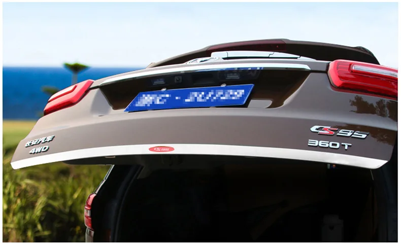 Lsrtw2017 автомобильный Стайлинг из нержавеющей стали, отделка для задней двери автомобиля changan cs95