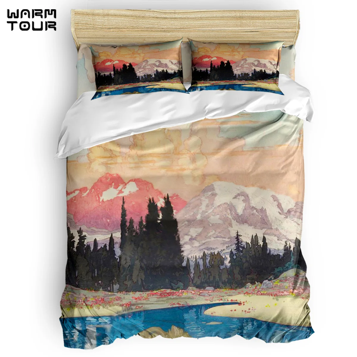 

WARMTOUR Duvet Cover Storms over Keiisino Duvet Cover Set 4 Piece Bedding Set For Beds DHL Shipping Method