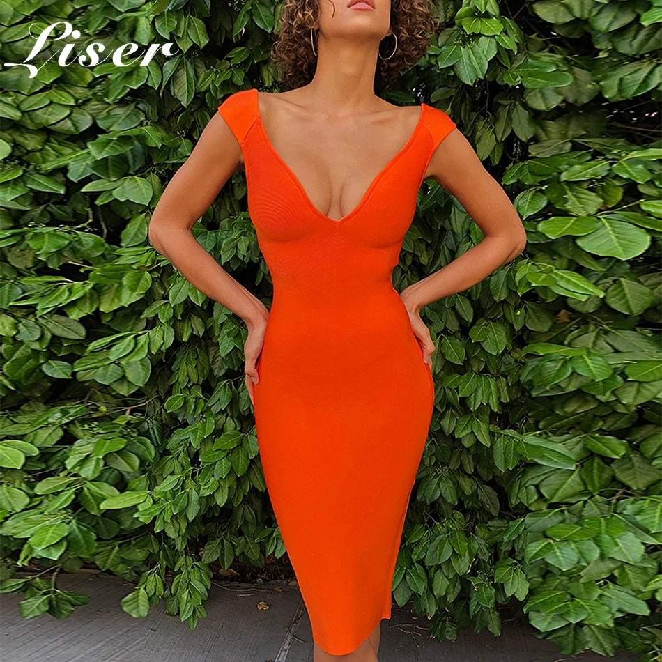 Ocstrade-Nova-Chegada-Vestido-Bandage-2018-Ver-o-Mulheres-V-Profundo-Neck-Bodycon-Vestido-Club-Party