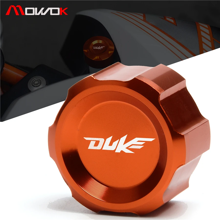Aluminum With logo Motorcycle Orange Radiator Water Pipe Cap For KTM