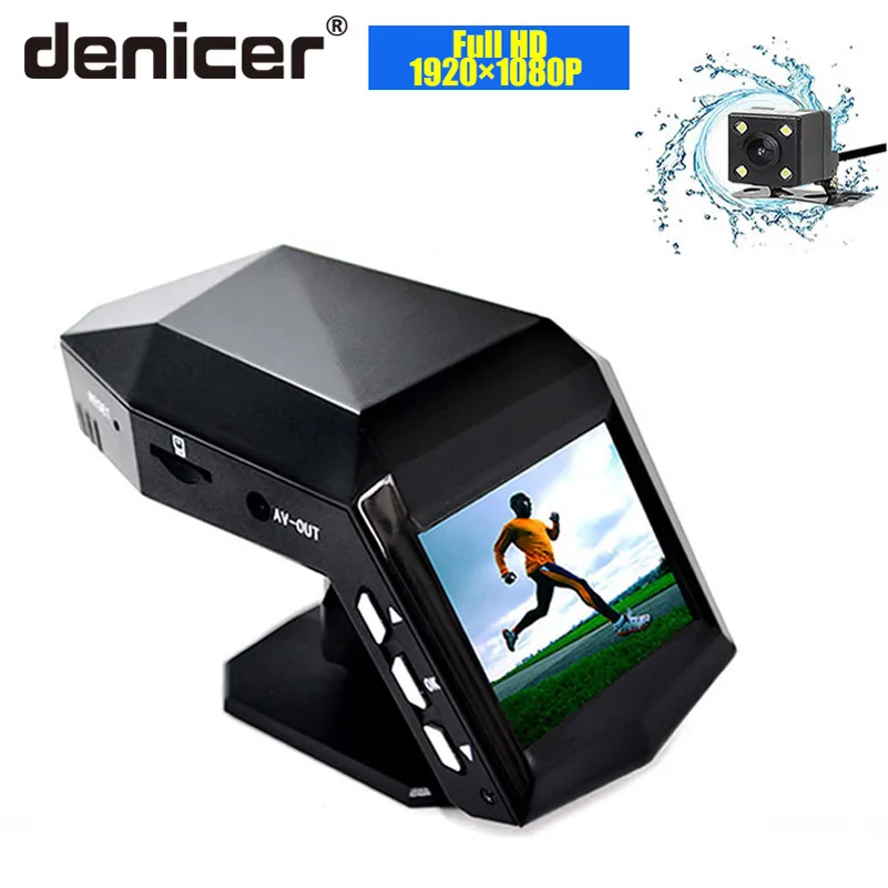 Denicer Novatek96658 Автомобильный видеорегистратор Full HD 1920x1080P DVR 170 градусов широкоугольный Автомобильный видеорегистратор Камера 2,0 дюймов экран