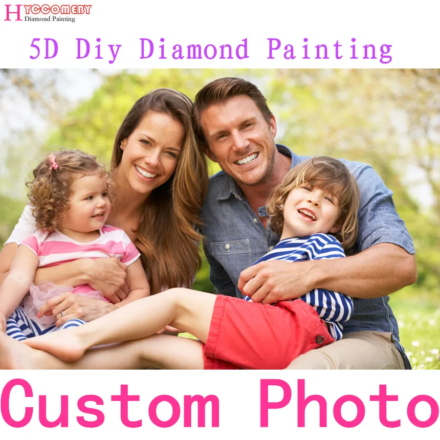 5D DIY Алмазная картина, индивидуальная фотография, сделать свой собственный Алмазная картина, Полный Круглый квадратный алмаз вышивка для подарка