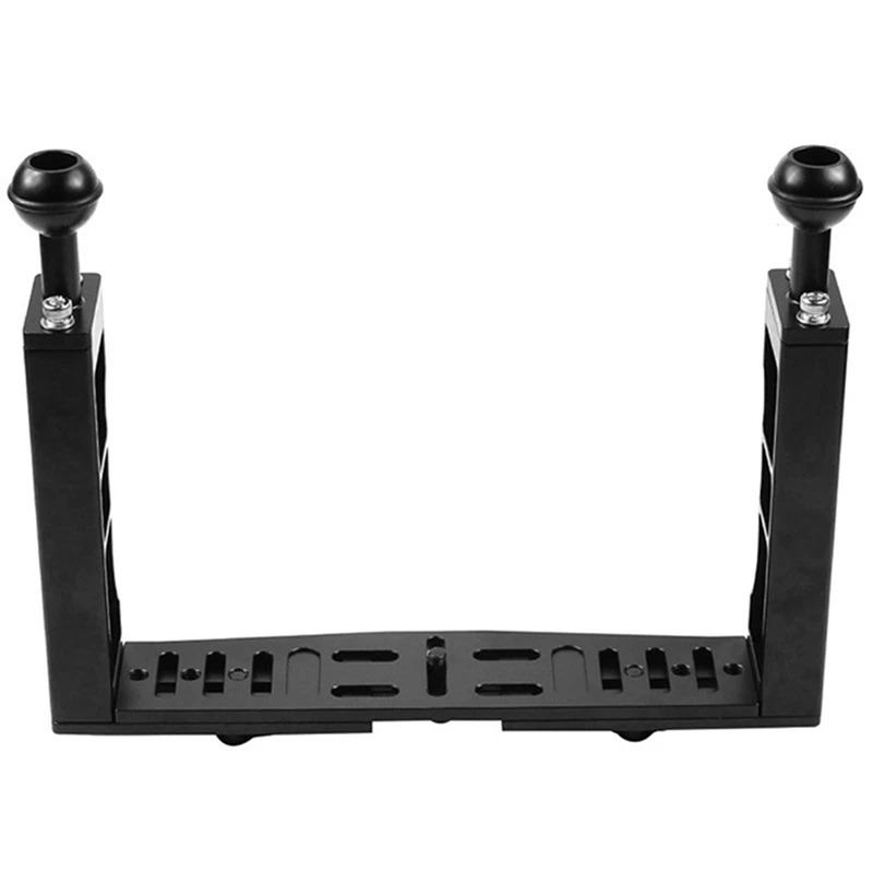 

New Handle Aluminium Alloy Tray Stabilizer Rig For Underwater Camera Housing Case Diving Tray Mount For Gopro Dslr Smartphones