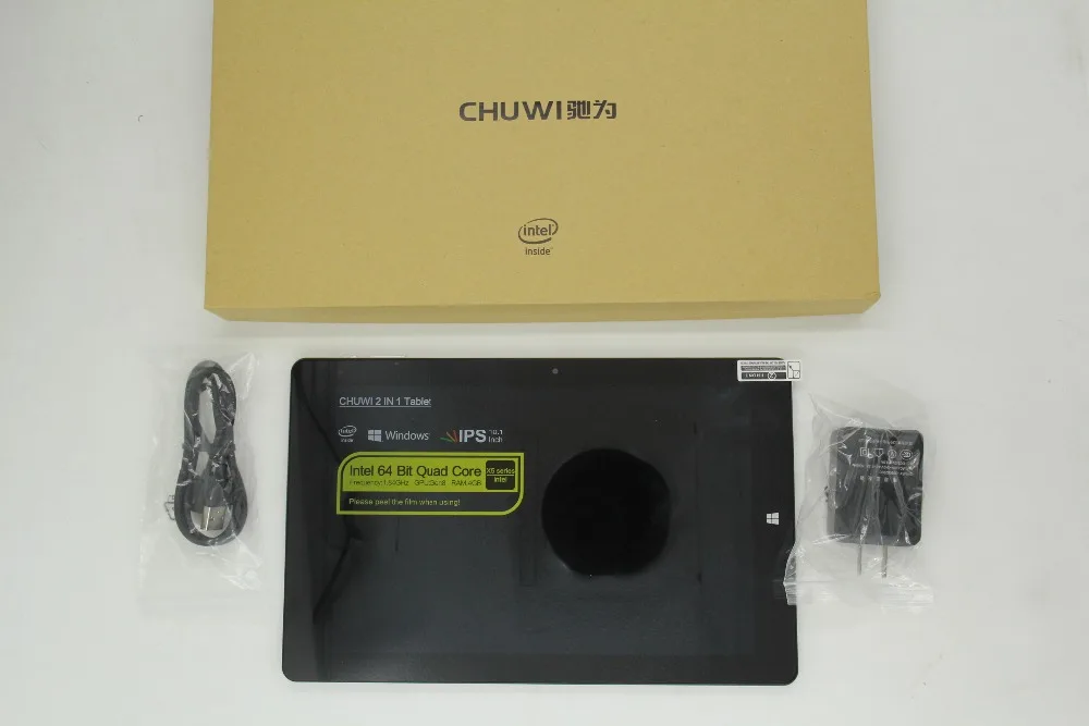 IN stock 10.1 inch Chuwi Hibook pro Win10+Android5.1 Z8300 Quad Core 4GB RAM 64GB ROM IPS Screen 2560*1600 Bluetooth 4.0 Type-C 