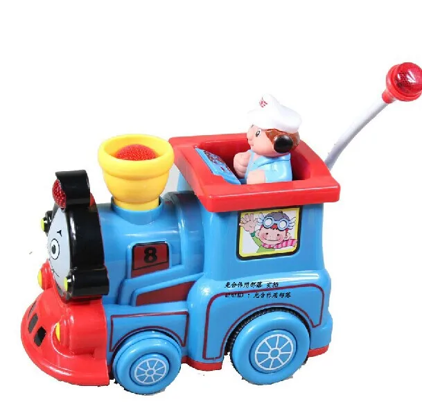 Free Shipping Remote control music small train electric Thomas train