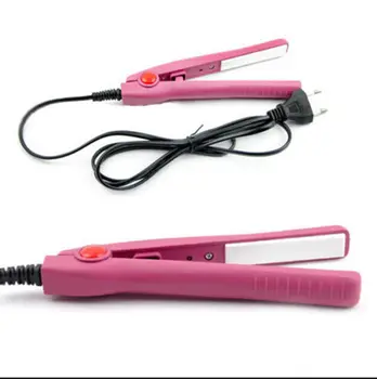 

Styling Tools US Plug Mini Ceramic Hair Care Curl Straightener Flat Iron Perm Splint Tourmaline Curling Irons