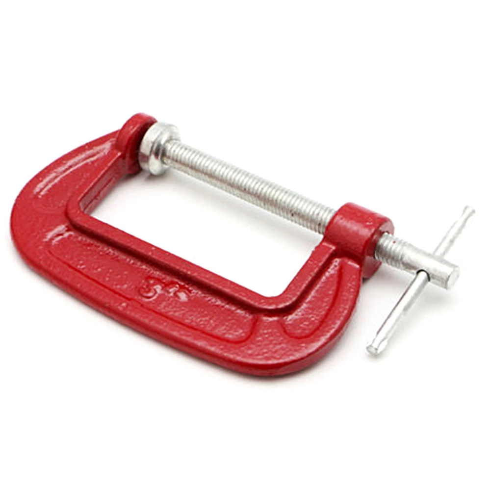 Heavy Duty G Clamp S M L Red G clamp Steel Heavy Duty Metal Carpenter