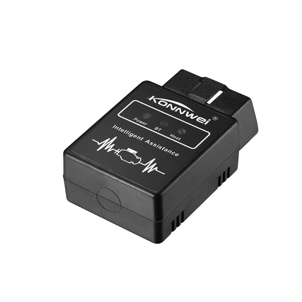 KONNWEI KW912 ELM327 Elm 327 Bluetooth OBD2 сканер для телефонов на базе Android с Bluetooth читать четкие ошибки двигателя считывателя кода OBD II диагностический инструмент