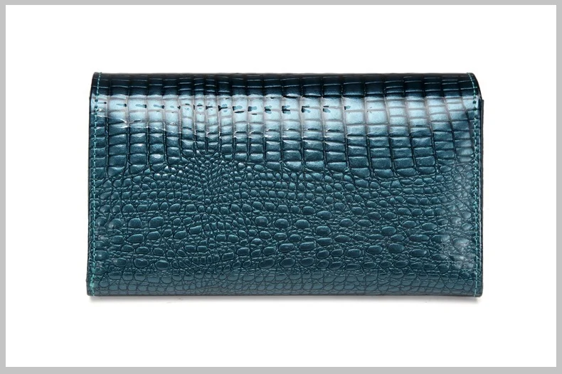 VICKAWEB Genuine Leather Small Wallet Women Wallets Alligator Short Purse Coins Hasp Girls Wallet Fashion Female Ladies Wallets-013
